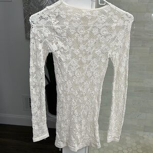 Free People Lacey long sleeve top. Size x-small